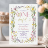Wildflower is niet een mooie 1e verjaardag kaart