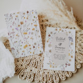 Wildflower Joint Verjaardag Uitnodiging Bloemen Te