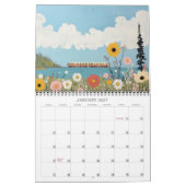 Wildflower Journeys 2026 Folk Art Wall Kalender (Jan 2027)