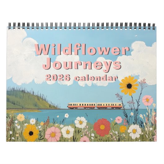 Wildflower Journeys 2026 Folk Art Wall Kalender (Hoes)