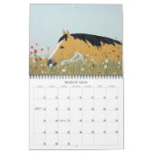Wildflower Journeys 2026 Folk Art Wall Kalender (Mar 2026)