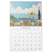 Wildflower Journeys 2026 Folk Art Wall Kalender (Jan 2026)