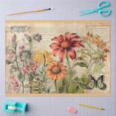 Wildflower Junk Journal Design 9 Tissuepapier (Craft)