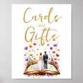 Wildflower Kaarten en geschenken Tafelteken Poster (Voorkant)