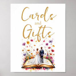 Wildflower Kaarten en geschenken Tafelteken Poster