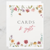 Wildflower Kaarten & Geschenken teken (Voorkant / Achterkant)