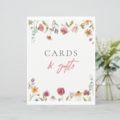 Wildflower Kaarten & Geschenken teken (Staand voorkant)