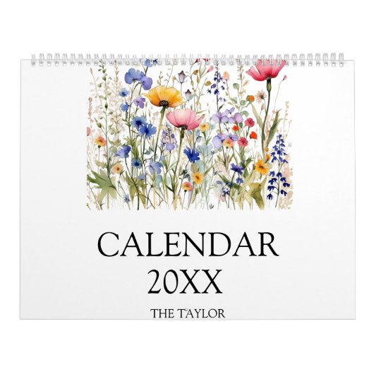  Wildflower  Kalender (Hoes)