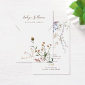Wildflower ketting-weergavekaart visitekaartje (Bureau)