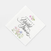 Wildflower Kleurrijk Bloemen Vrijgezellenfeest Servet (Hoek)