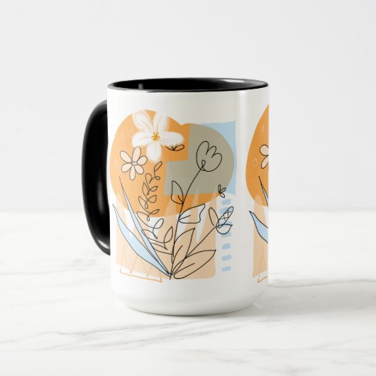 Wildflower Koffiebekers Mok (Voorkant links)