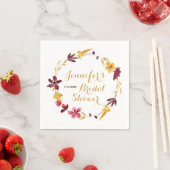 Wildflower krans douche servetten (Insitu)