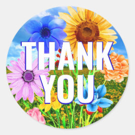 Wildflower krans - Floral Dank u Sticker