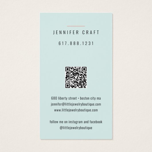 Wildflower Krans Oorbel Sieraden Display Kaart (Achterkant)