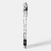 Wildflower Krans wit en zwart Gepersonaliseerd Case-Mate iPhone Case (Achterkant / Rechts)