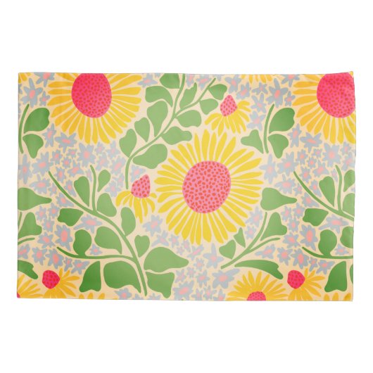 Wildflower Kussensloop (Achterkant)