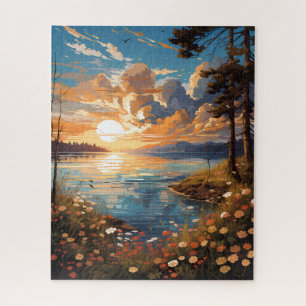 Wildflower Lake puzzel Legpuzzel