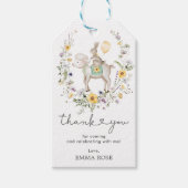 Wildflower Lamb & Bunny Balloon Hartelijk dank Cadeaulabel (Voorkant)