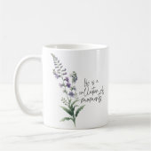 Wildflower Larkspur Coffee Mok (Links)