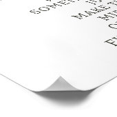 Wildflower Late Night Luiers Baby shower spel Poster (Hoek)