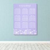 Wildflower Lavendel Zitkaart Canvas Afdruk (Insitu (Houten vloer))