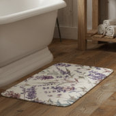 Wildflower Lavender Boho Botanical Floral Badmat