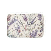 Wildflower Lavender Boho Botanical Floral Badmat (Voorkant)