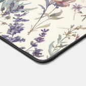 Wildflower Lavender Boho Botanical Floral Bureaumat (Hoek)