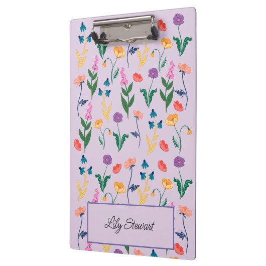 Wildflower Lavender - Gepersonaliseerd klembord (Links)