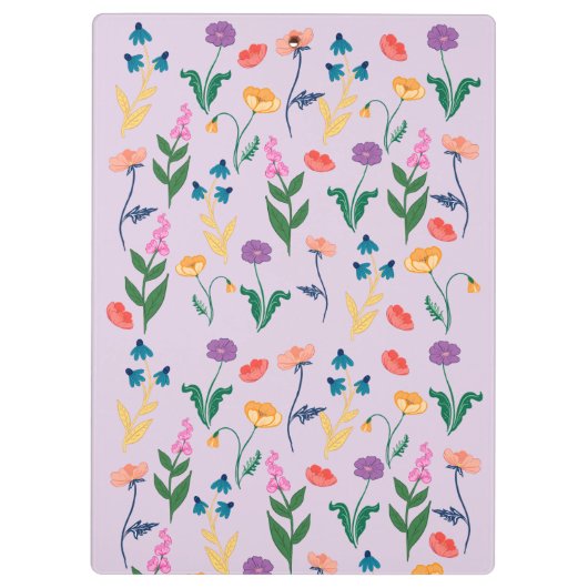 Wildflower Lavender - Gepersonaliseerd klembord (Achterkant)