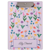 Wildflower Lavender - Gepersonaliseerd klembord (Voorkant)