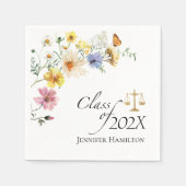 Wildflower Law School | Klasse van Afstuderen Servet (Voorkant)