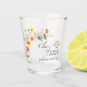 Wildflower Law School | Klasse van Afstuderen Shot Glas (Voorkant)