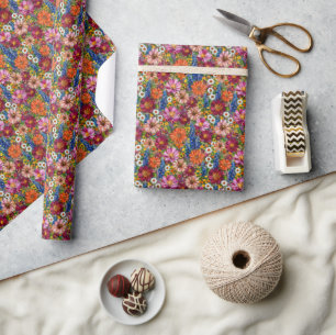 Wildflower Lentetuin Cadeaupapier