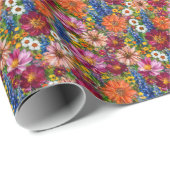 Wildflower Lentetuin Cadeaupapier (Rol Hoek)