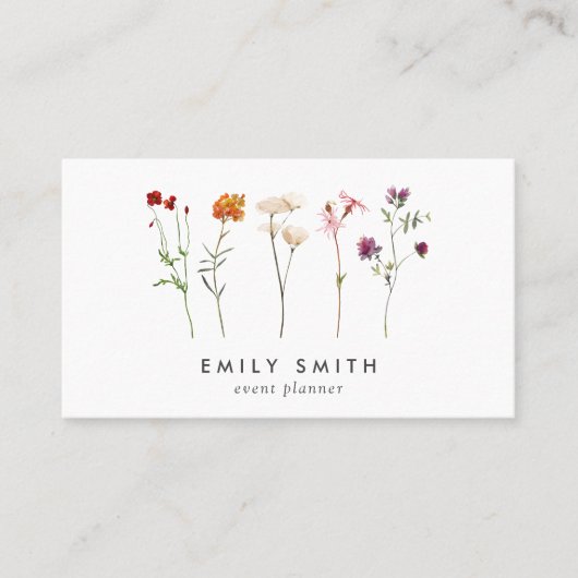 Wildflower Lesbische Pride Visitekaartje (Voorkant)