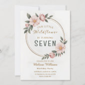 Wildflower Level 7 Birthday Kaart (Voorkant)