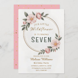 Wildflower Level 7 Birthday Kaart