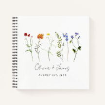 Wildflower LGBTQ Pride Floral Wedding Gastenboek