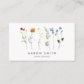 Wildflower LGBTQ Pride Visitekaartje (Voorkant)