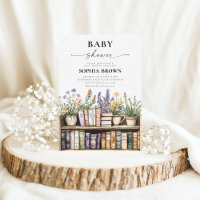 Wildflower Library Book Baby shower