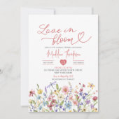 Wildflower Liefde in Bloom Vrijgezellenfeest Kaart (Voorkant)
