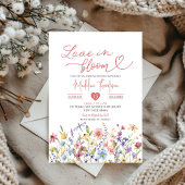 Wildflower Liefde in Bloom Vrijgezellenfeest Kaart