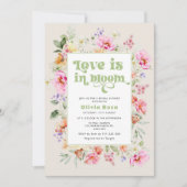 Wildflower Liefde is in bloei vrijgezellenfeest Kaart (Voorkant)