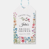 Wildflower Liefde is in Bloom Vrijgezellenfeest Fa Cadeaulabel (Voorkant)