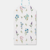 Wildflower Liefde is in Bloom Vrijgezellenfeest Fa Cadeaulabel (Achterkant)