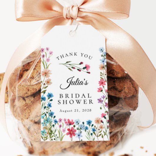 Wildflower Liefde is in Bloom Vrijgezellenfeest Fa Cadeaulabel