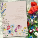 Wildflower Lingerie Shower Rustic Roos Gold Folie Uitnodiging<br><div class="desc">Wilde bloem lingerie douche-uitnodiging met luxe roos goudfolie-typografie en waterverf wilde bloemen. Dit bijtende landbotanische ontwerp heeft een grens van wilde bloemen, inclusief madeliefje papaverbloem, konefje karnoppen, kartonnen kop en klaver. Een elegante moderne bloem met girale, bohemen tuinthema. Blader naar mijn winkel in het Wilde collectie Charm voor overeenkomende objecten....</div>