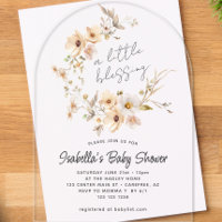 Wildflower Little Blessing Baby shower