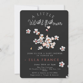 Wildflower Love Is in Bloom Baby Shower Kaart